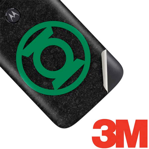 DC Comics Green Lantern Logo Black Background Moto E5 Play Skin
